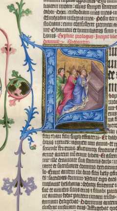 Elkana betet im Tempel (89v)
