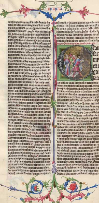 Salomons Opfer zu Gabaon (144v)

