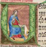 Sophonias sitzend mit Schriftband (324v)...