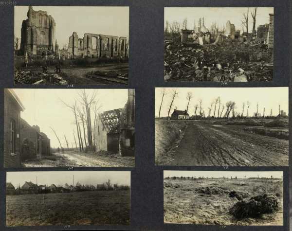 Bild 115-120: 115. Kirche in Langemarck;...