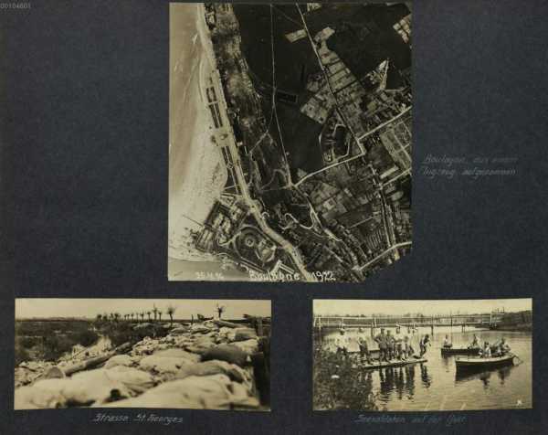 Bild 63-65: Boulogne, aus einem Flugzeug...