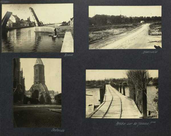 Bild 105-108: Boom; Blaesveld; Ostende; ...