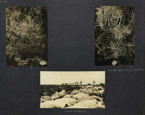 Bild 138-140: Fort Vaux bis zur Einnahme...