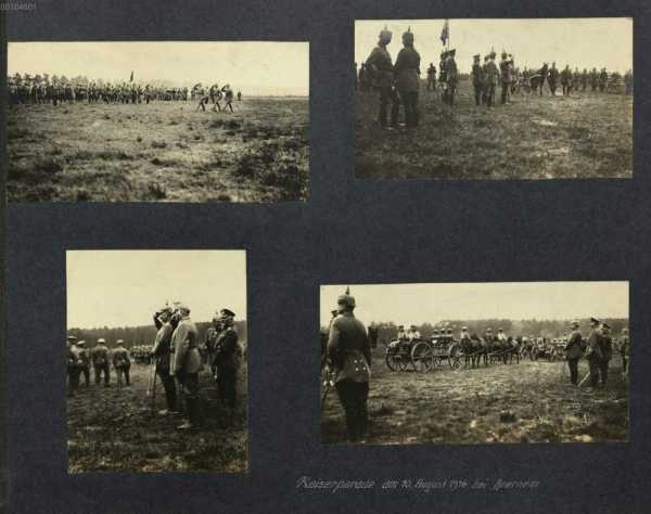 Bild 123-126: Kaiserparade am 10. ... aus