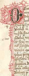 TextbeginnFleuronné-Initiale D 
