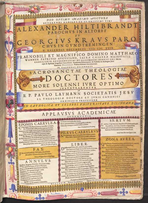 Thesenblatt zur Promotion des Alexander ... dans