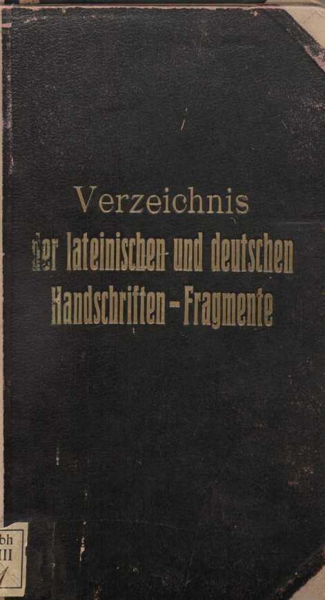 Vorderdeckel
