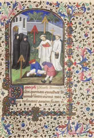Totenoffizium mit Miniatur
