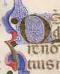 Initiale O mit Miniatur da