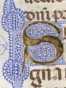 Initiale mit Miniatur dans