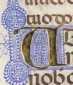 Initiale O mit Miniatur
 aus