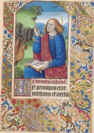 Evangelium nach Johannes mit Miniatur: E...