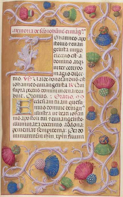Astwerkinitiale I(ohannes apostolus et evangelista) ... din