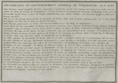 Descirption du Gouvernement general de ... uit