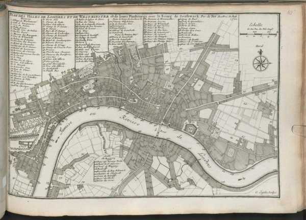 Plan des Villes de Londres ... de