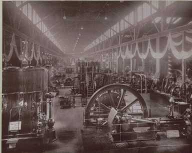 Inneres der Maschinenhalle
