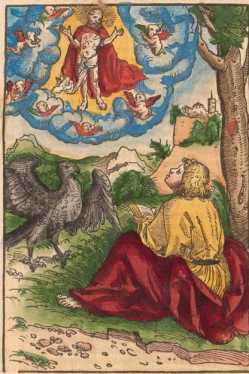 Ganzseitige Abbildung des Evangelisten Johannes ... aus