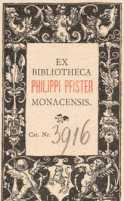 Vorderer Spiegel mit ExLibris Philipp ... din
