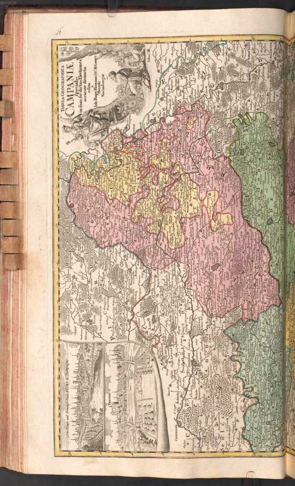 Karte der Champagne über zwei ... din