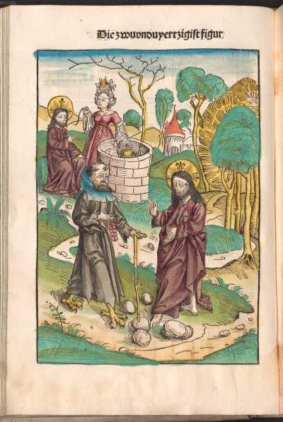 Ganzseitige Miniatur uit