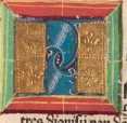 Textanfang mit farbiger Initiale ... from