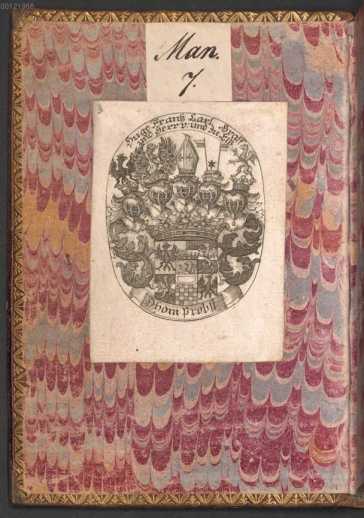 Vorderer Spiegel: Exlibris Hugo Frantz ... aus