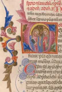 Bildinitiale D: Philippus und Jacobus ... from