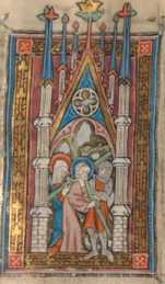 Jesus trägt das Kreuz, unterstützt ... din