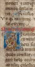 Kleine goldene Renaissance-Initiale S (1...