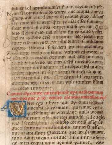 Kleine goldene Renaissance-Initiale V (#...