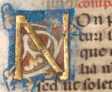 Kleine goldene Renaissance-Initiale N (#...