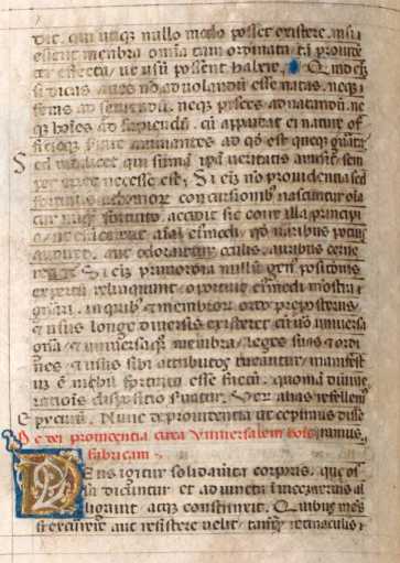 Kleine goldene Renaissance-Initiale D (#...