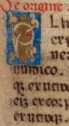 Kleine goldene Renaissance-Initiale I
