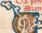 2 kleine goldene Renaissance-Initialen H...