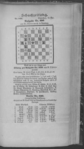 Schach-Zeitung 15.05.1904 from