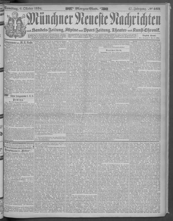 Morgen-Blatt 06.10.1894 aus