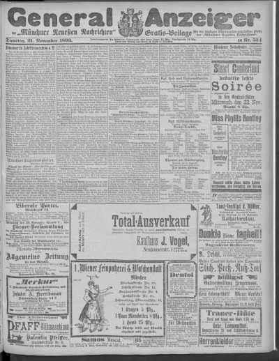 General-Anzeiger 21.11.1893 de