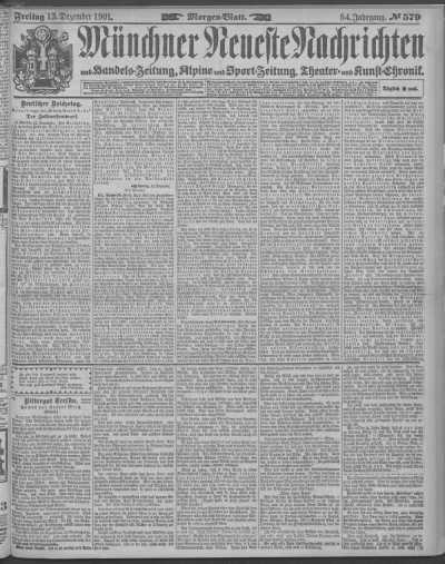 Morgen-Blatt 13.12.1901 din