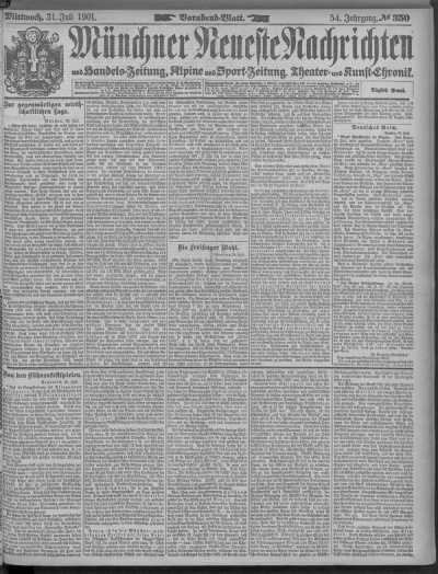 Vorabend-Blatt 31.07.1901 de