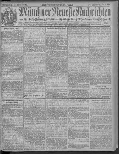 Vorabend-Blatt 11.04.1903 de