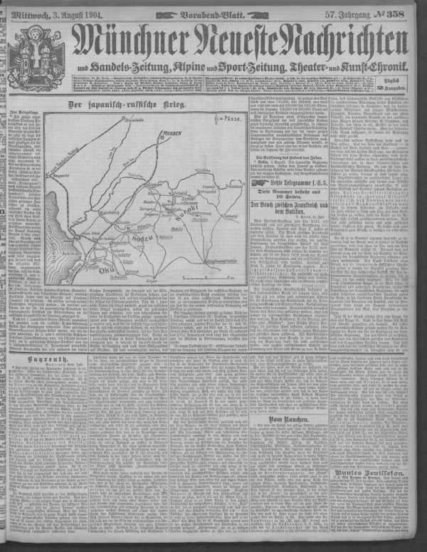 Vorabend-Blatt 03.08.1904 dans