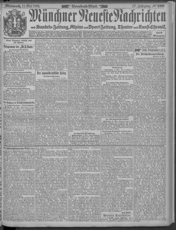 Vorabend-Blatt 11.05.1904 da