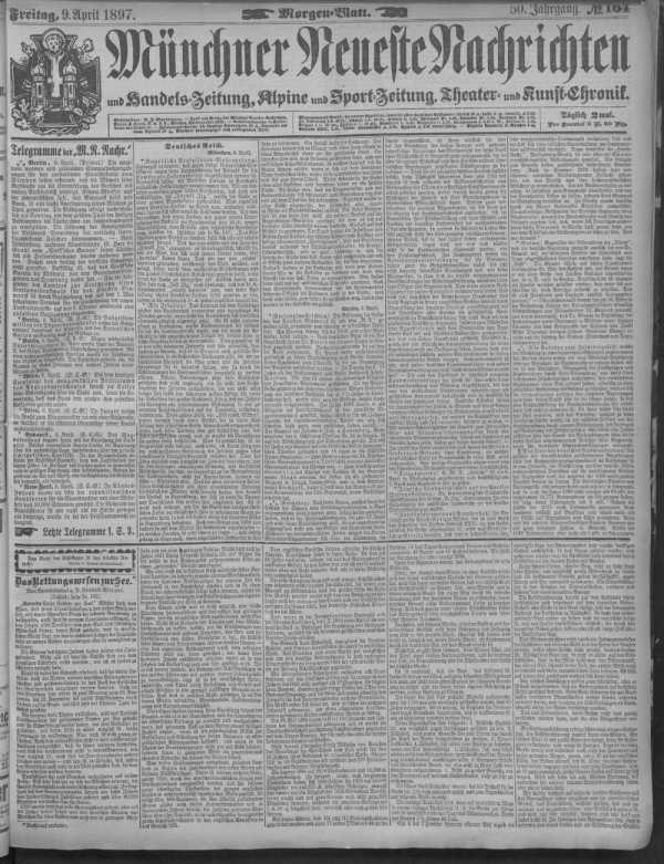 Morgen-Blatt 09.04.1897 uit