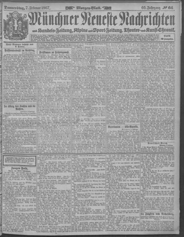 Morgen-Blatt 07.02.1907 din