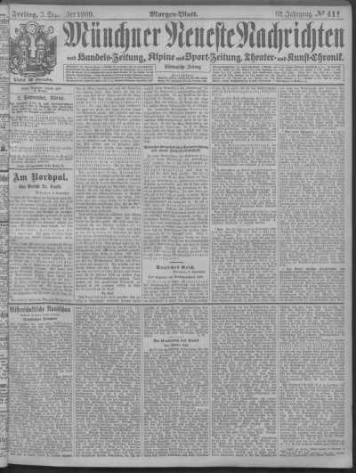 Morgen-Blatt 03.09.1909 din