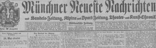 Morgen-Blatt 19.05.1914 dans