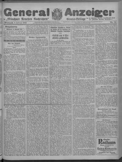 General-Anzeiger 09.02.1916 aus