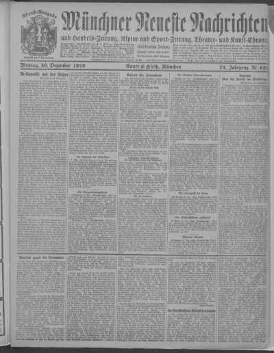 Abend-Ausgabe 30.12.1918 da