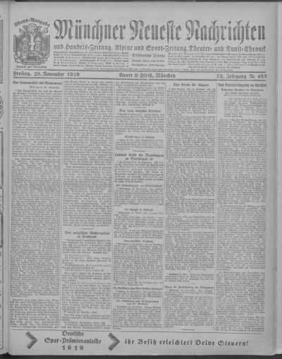 Abend-Ausgabe 28.11.1919 da