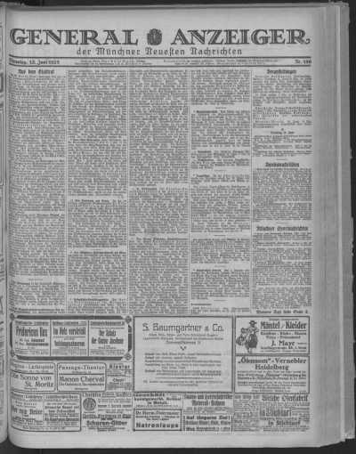General-Anzeiger 12.06.1923 de
